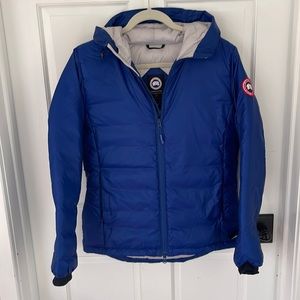 Canada Goose Blue Camp Hoodie Women Medium